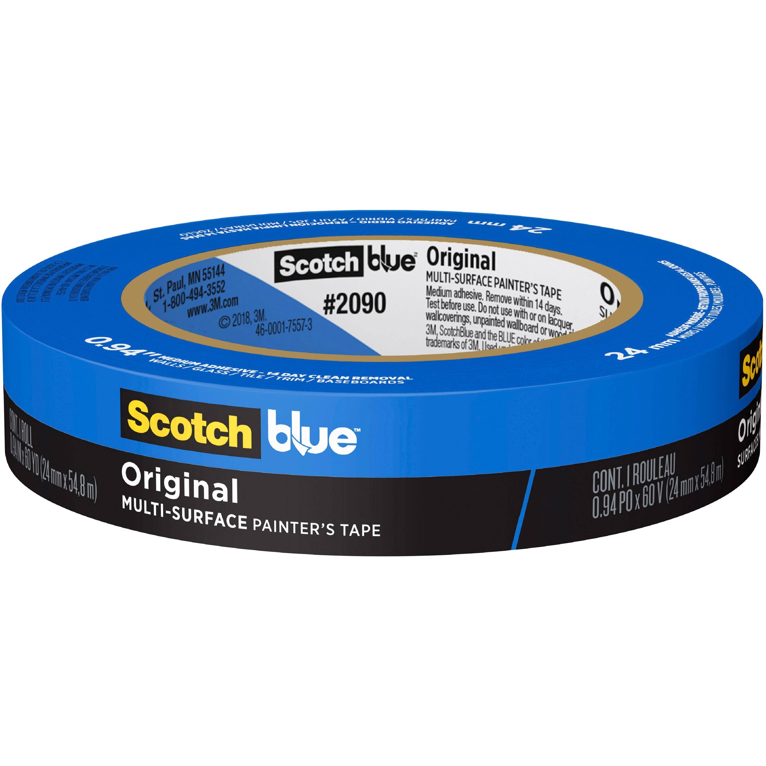 Scotch Painter's Tape - Blue, 25,4mm x 54,8m