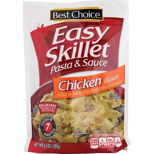 Best Choice Easy Skillet Chicken-Flavor Pasta & Sauce