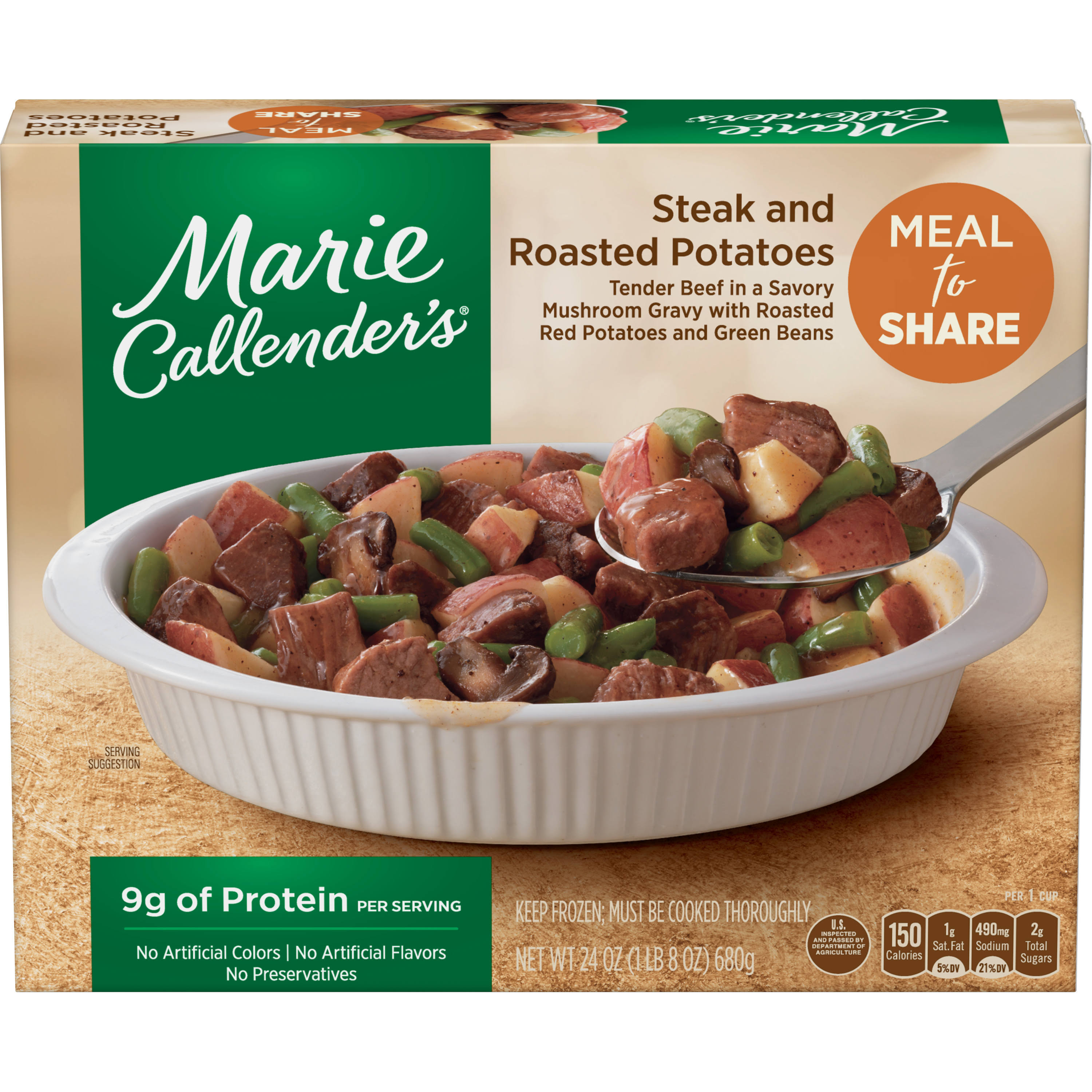 Marie Callender's Steak And Roasted Potatoes, Meal to Share - 24 oz