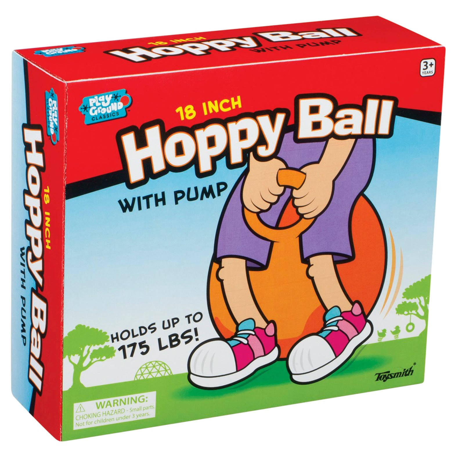 Toysmith 18-Inch Hoppy Balls With Pump