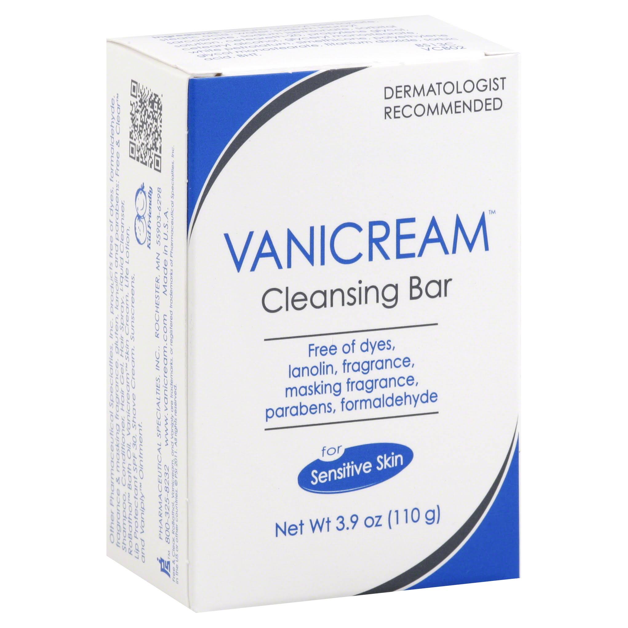 Vanicream Cleansing Bar - for Sensitive Skin, 3.9oz