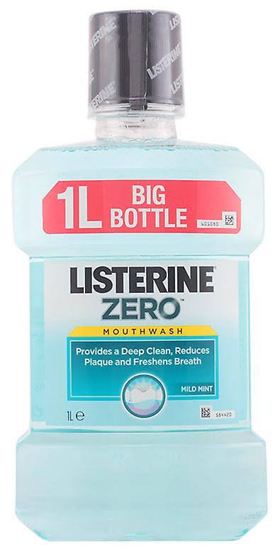 Listerine Zero Alcohol Mouthwash - 500ml
