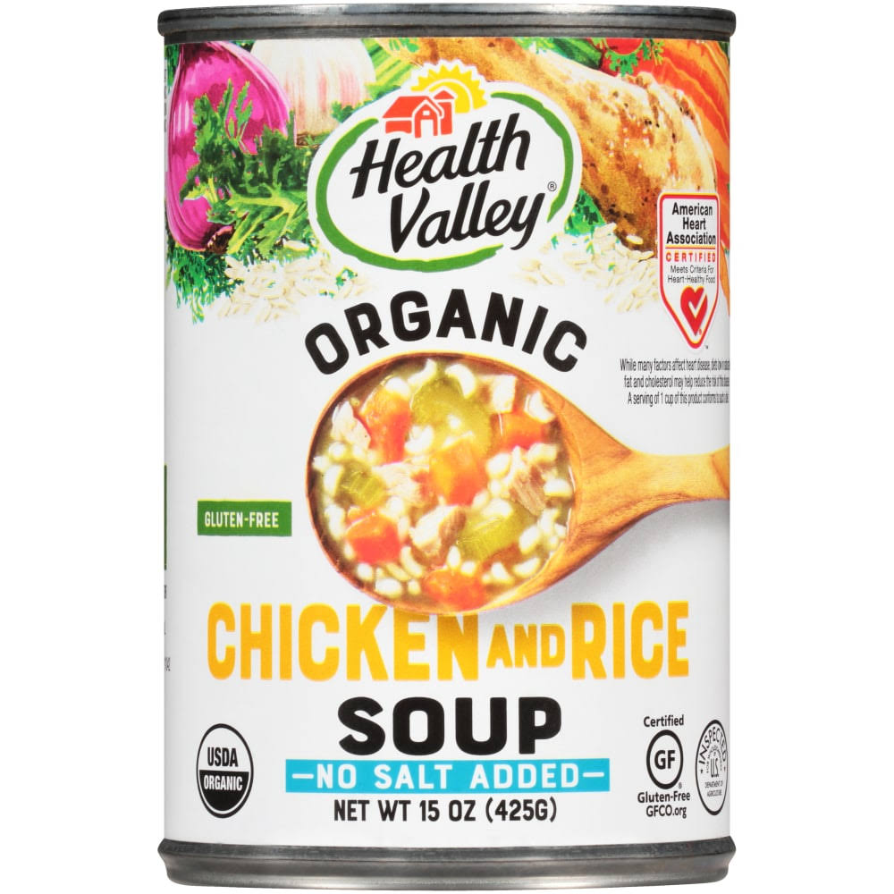 Health Valley Organic Chicken Rice Soup - No Salt Added, 425g