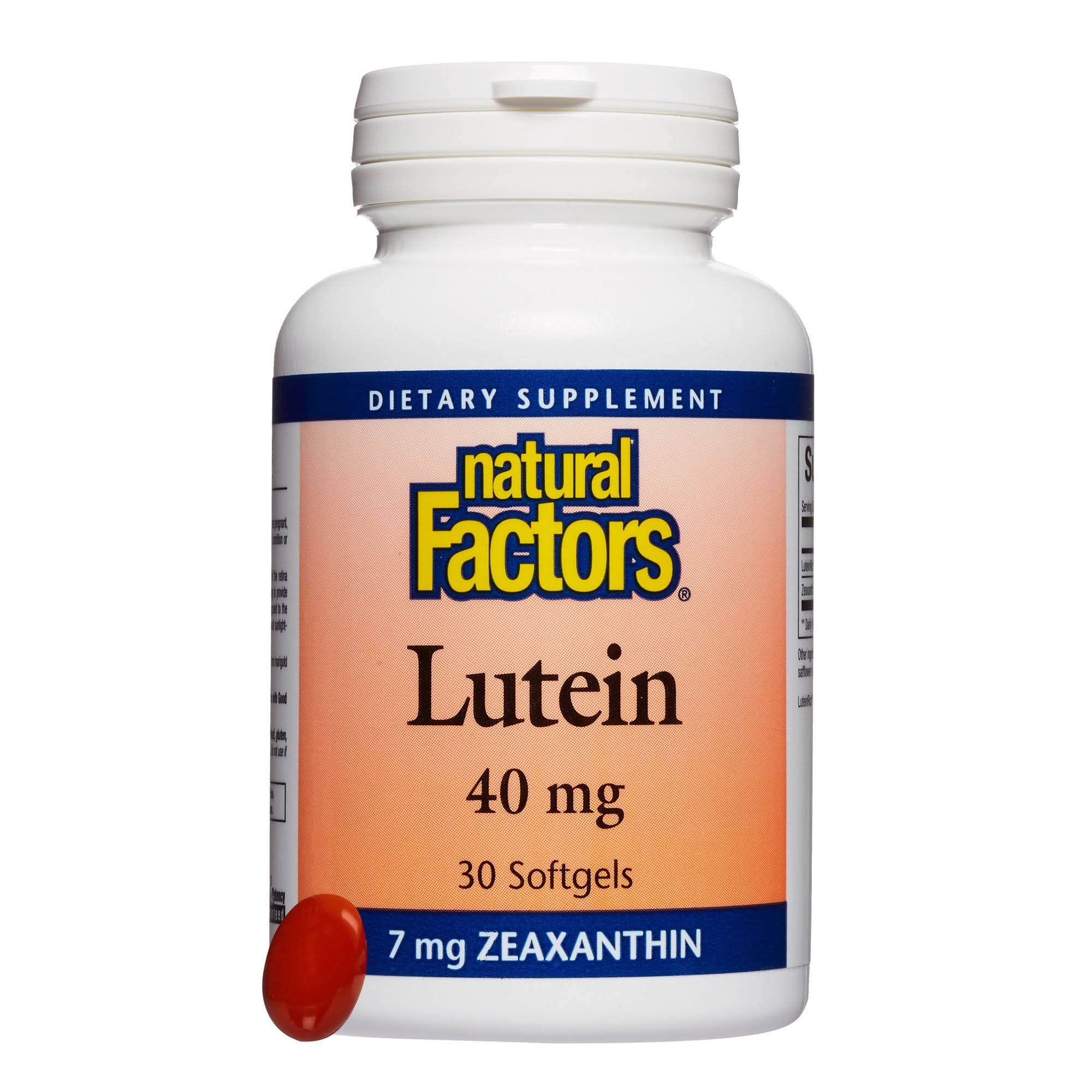 Natural Factors Lutein Softgels - 40mg, 30 Softgels
