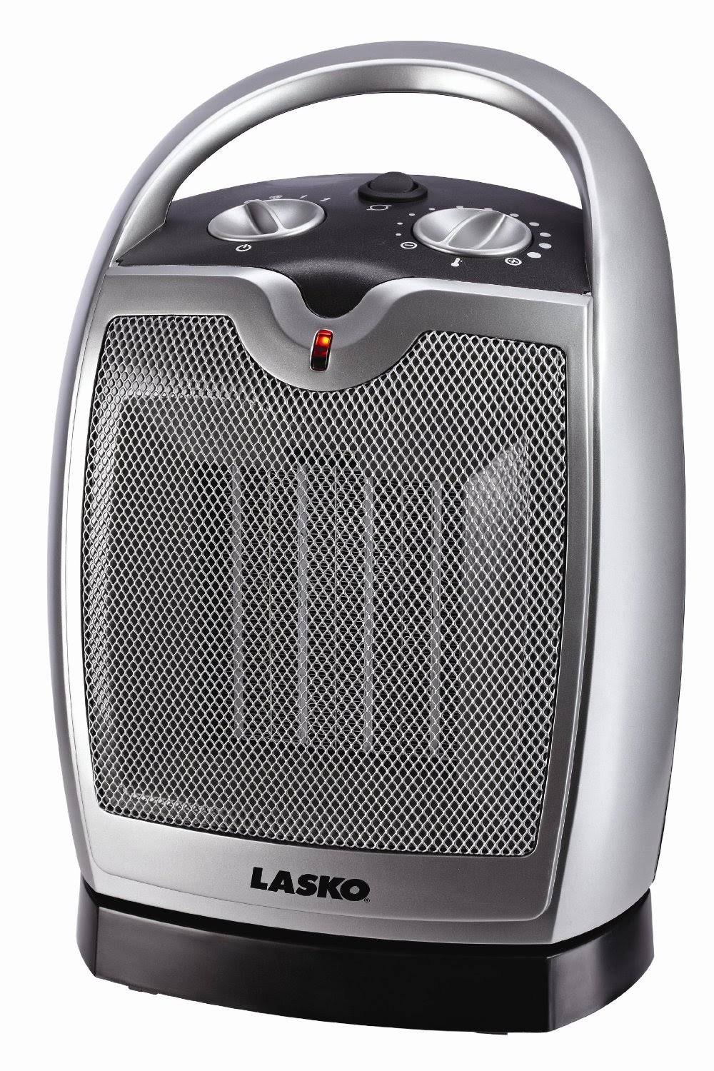 Lasko Oscillating Ceramic Electric Portable Heater - 11.25 in, 1500W