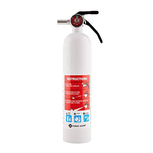 First Alert Fire Extinguisher Marine Fire Extinguisher - White, 8.8"