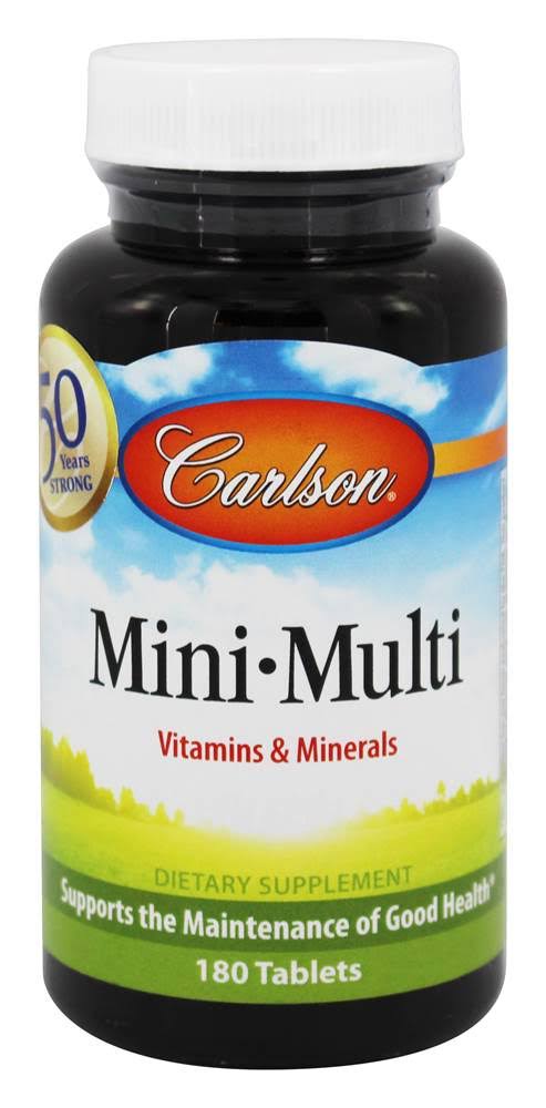 Carlson Labs Mini-multi Supplement - 180 Tablets