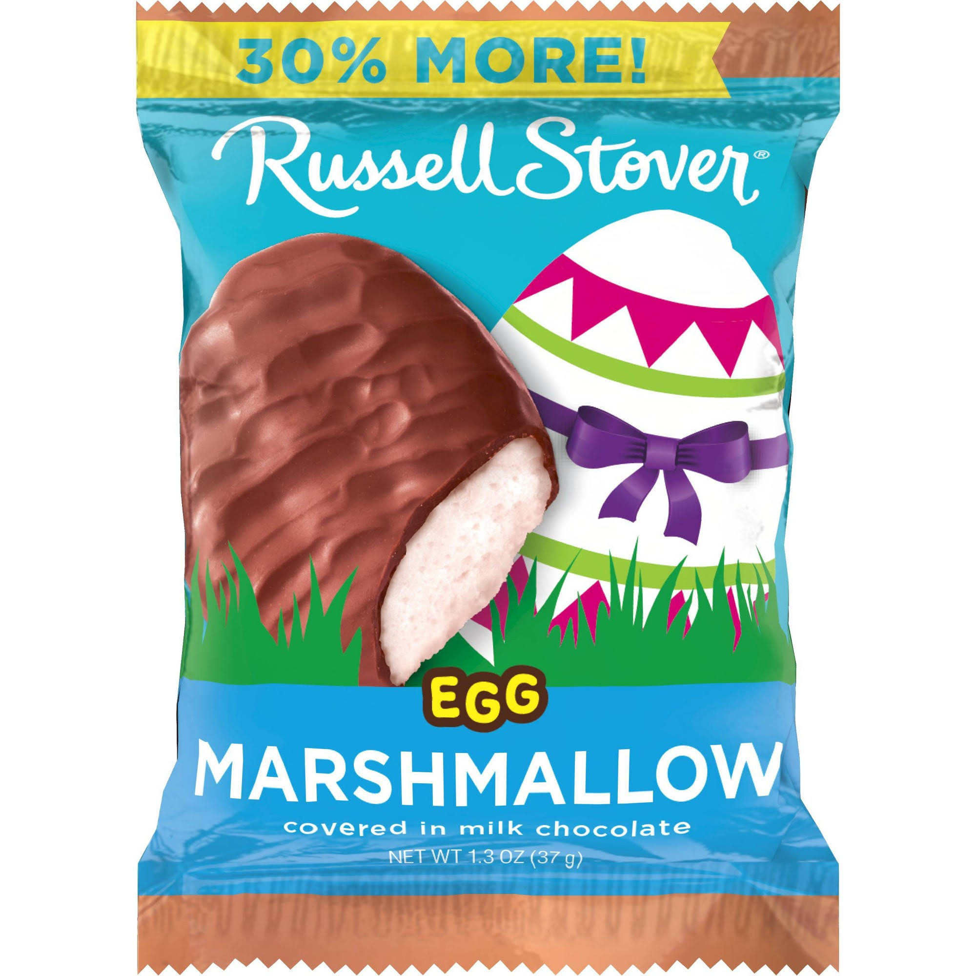 Russell Stover Milk Chocolate Marshmallow Egg, 1.3 oz.