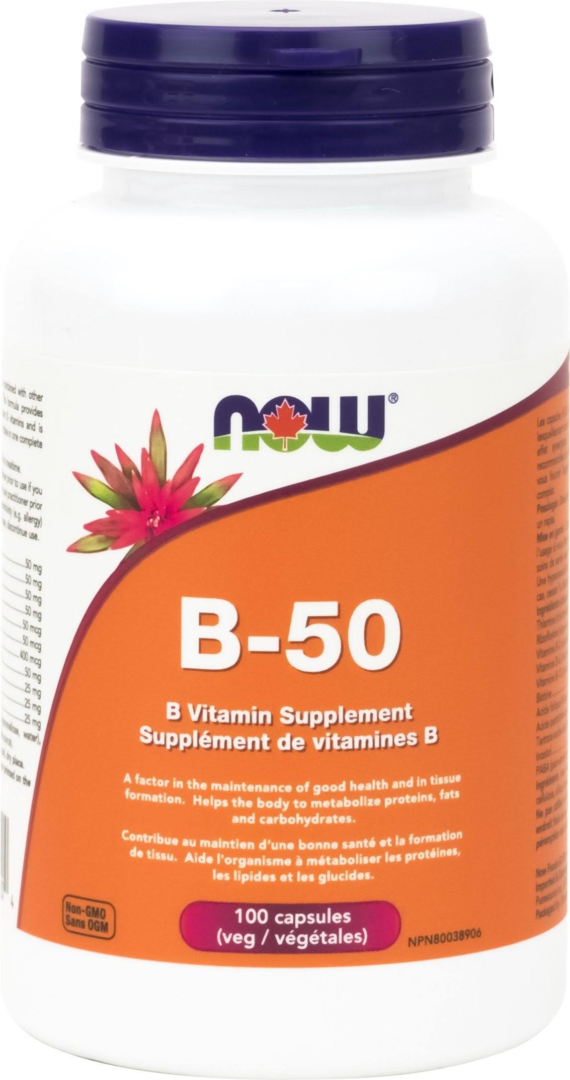 Now Foods Vitamin B50 - 100ct