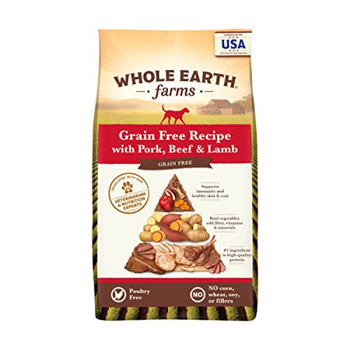 Merrick Whole Earth Farms Grain-Free Dog Food - Beef & Lamb, 25lb