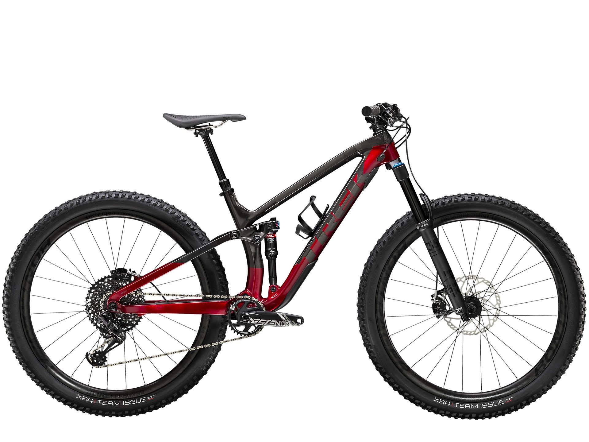 Trek Fuel Ex 9 8 Mountain Bike - Raw Carbon/Rage Red