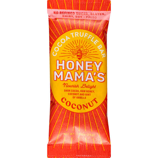 Honey Mamas Cocoa Truffle Bar, Coconut - 1.25 oz