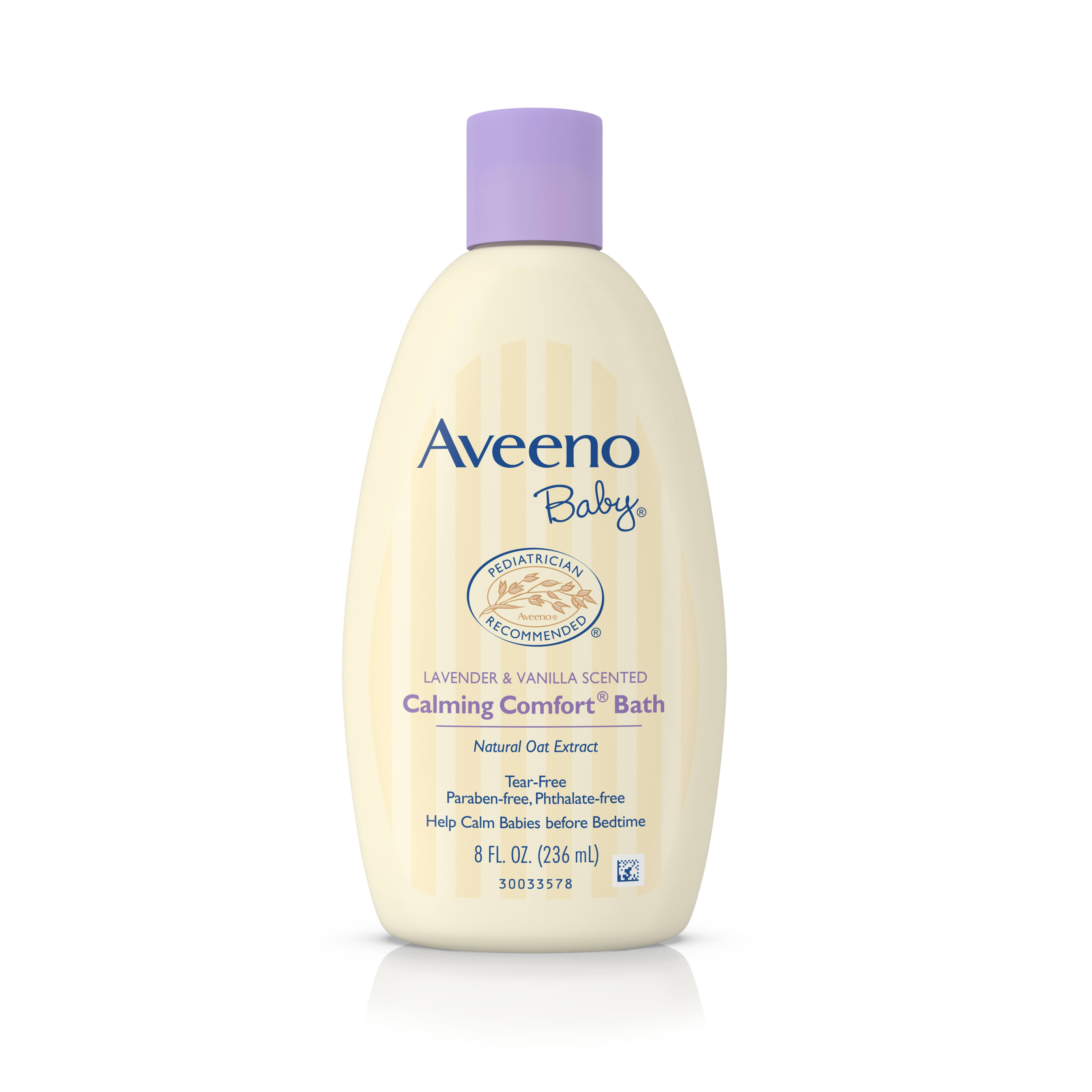 Aveeno Baby Calming Comfort Baby Bath - Lavender and Vanilla, 8oz