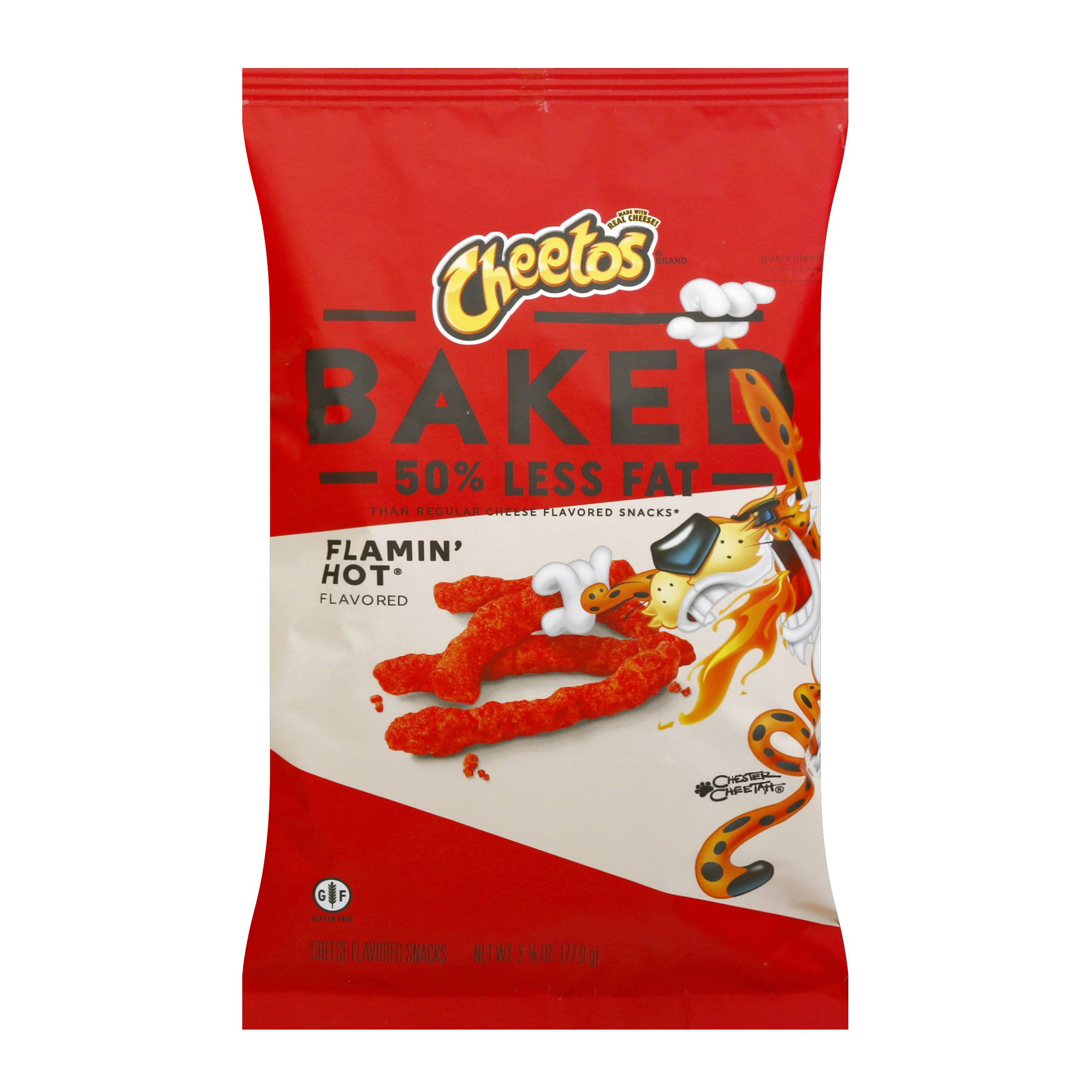Cheetos Baked Cheese Flavored Snacks Flamin' Hot - 2.75 oz