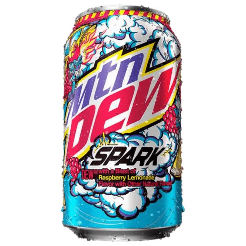 Mountain Dew Spark Raspberry Lemonade 355ml (Limited Edition)