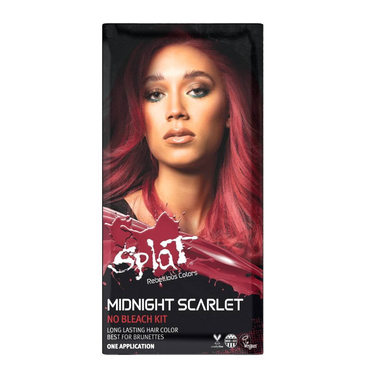 Splat Hair Color, Midnight Scarlet, No Bleach Kit