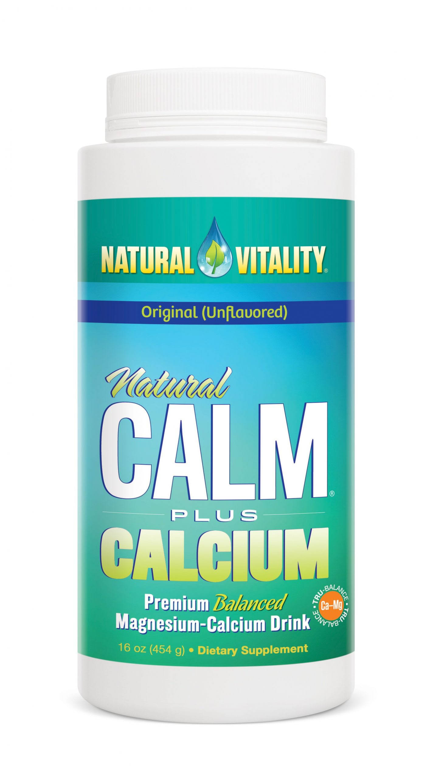 Natural Calm Plus Calcium Diet Supplement - 16oz