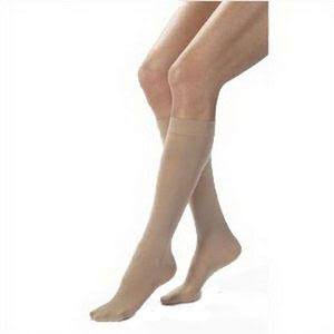 Jobst Knee High Stockings 15-20 Mmhg, Size Medium (Silky Beige)
