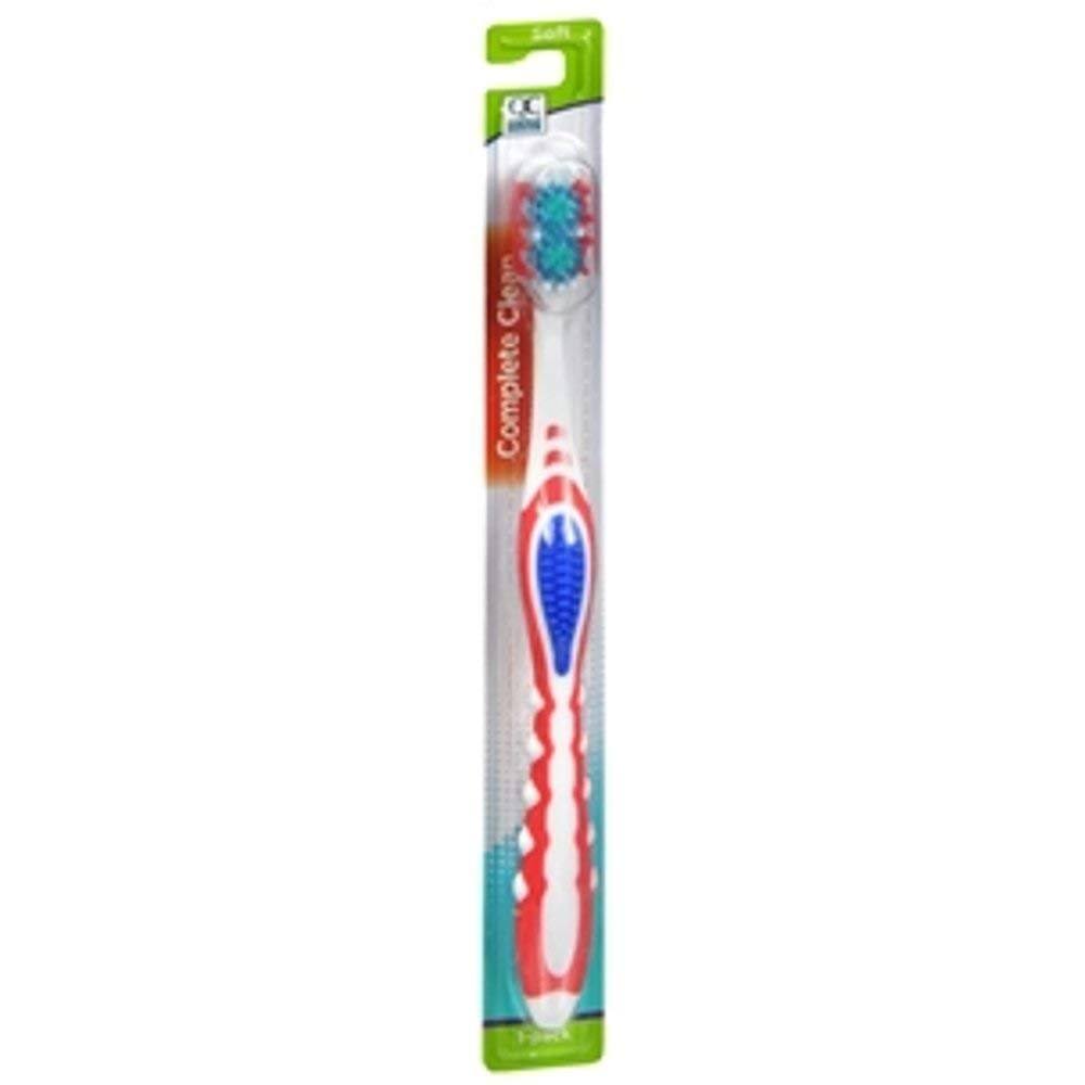 Quality Choice Complete Clean Soft Toothbrush 1 Count Each (Color May