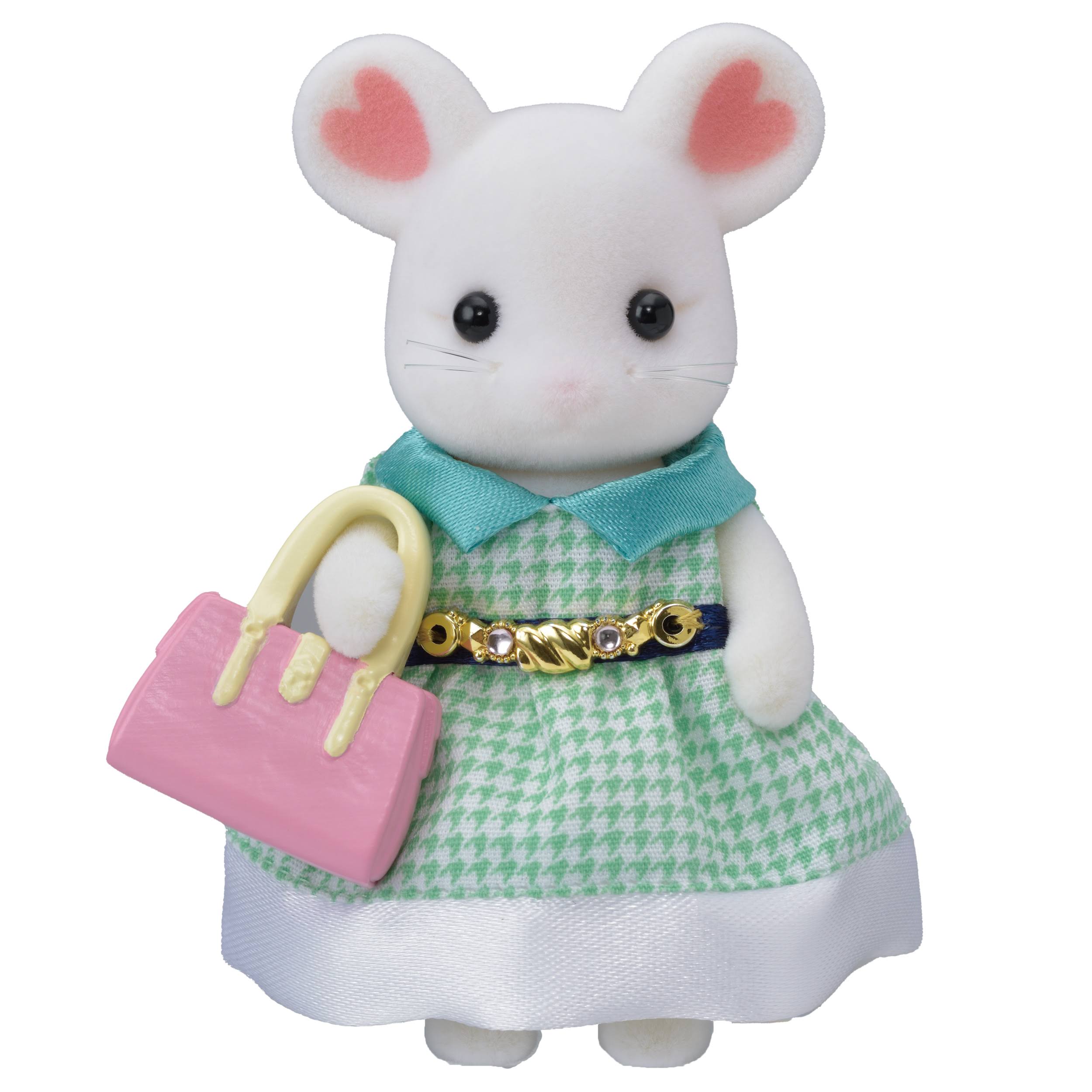 Calico Critters Town Girl Series - Stephanie Marshmallow Mouse