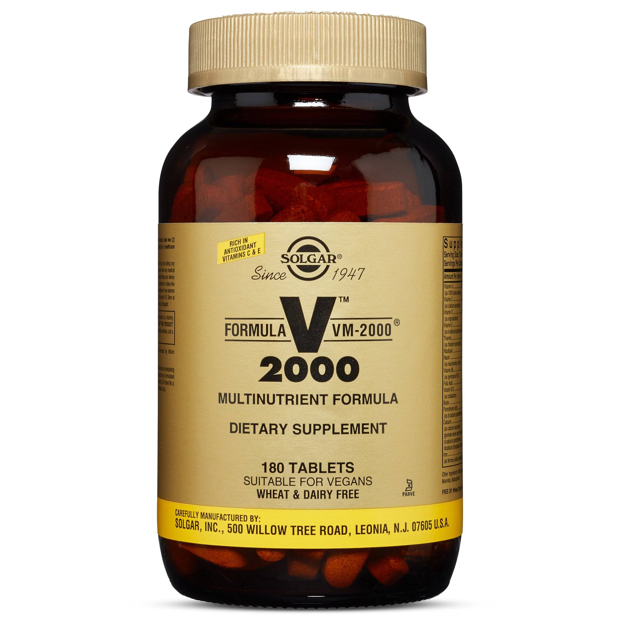 Solgar Formula VM-2000 Dietary Supplement - 30 Tablets