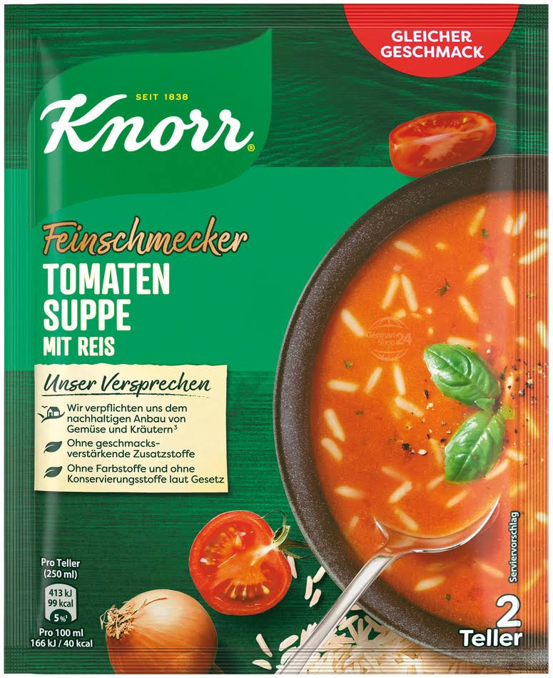Knorr Feinschmecker Tomato Soup with Rice