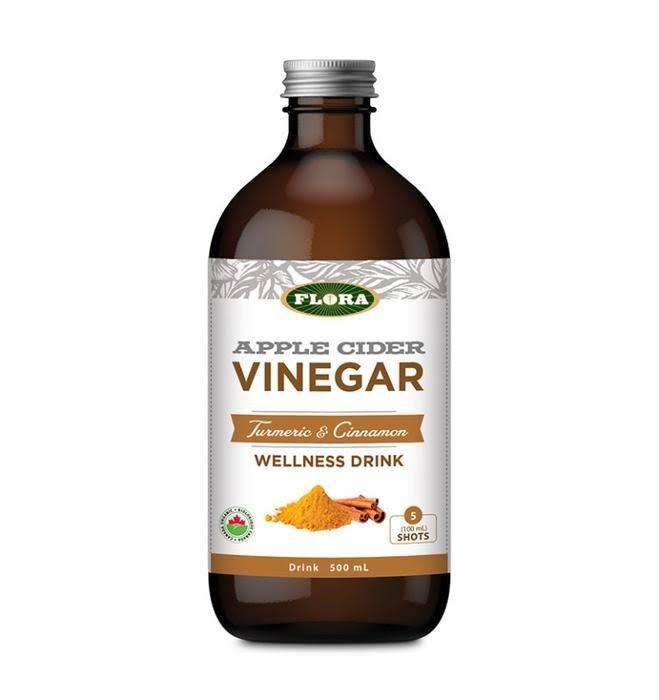 Flora Apple Cider Vinegar With Turmeric & Cinnamon – Evergreen 500ml