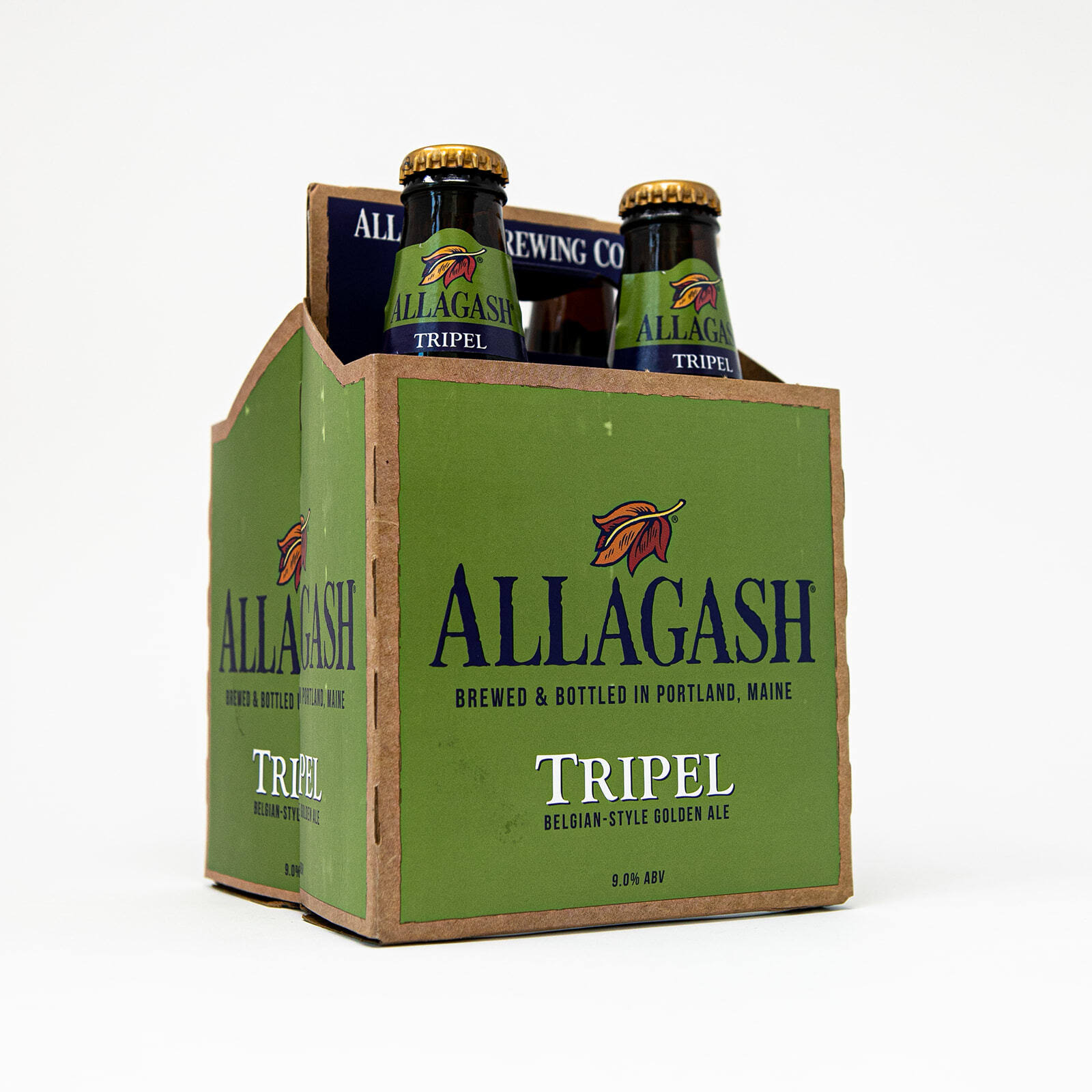 Allagash Tripel Beer, Belgian-Style Golden Ale - 4 pack, 12 fl oz bottles