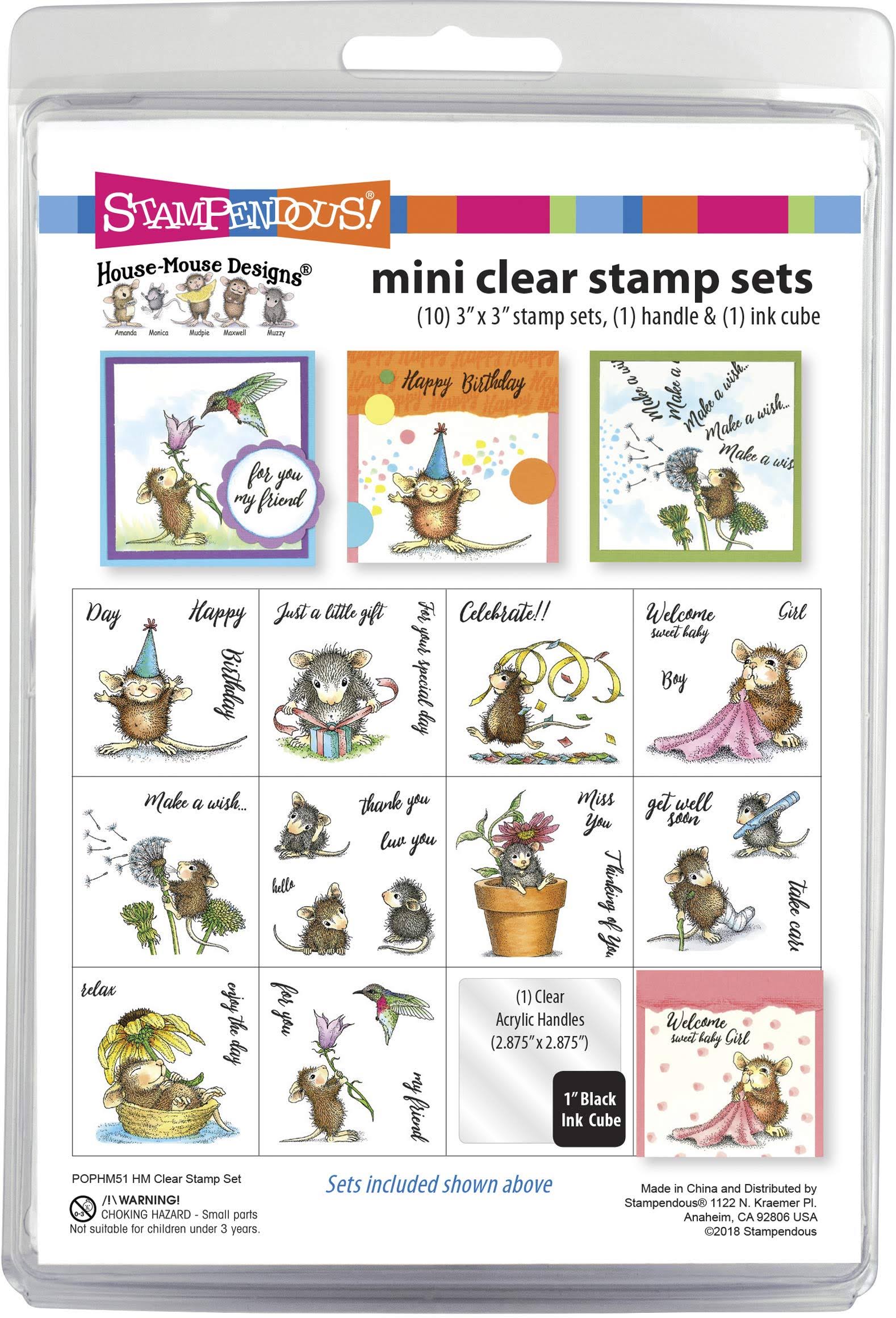 Stampendous House Mouse Mini Stamp Set