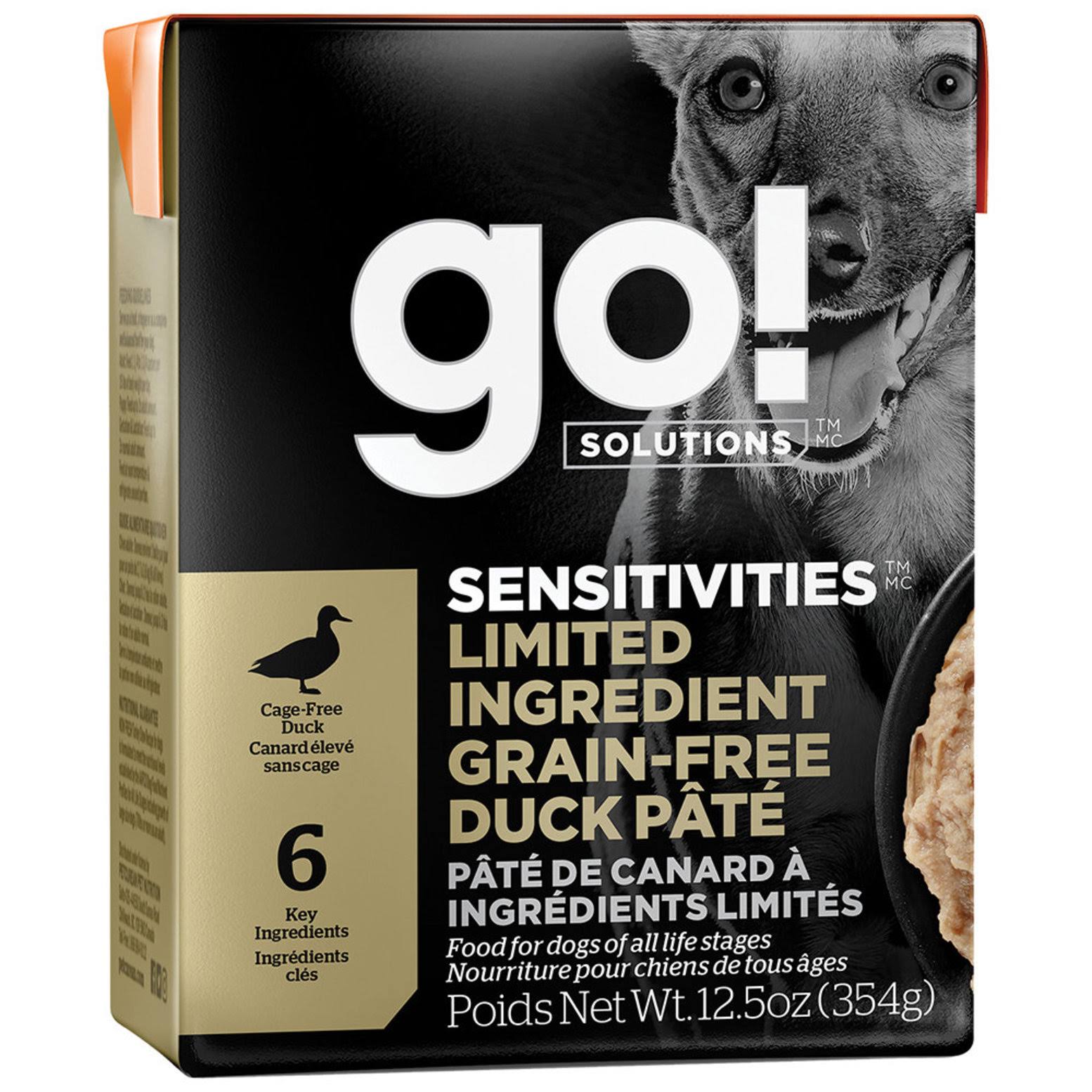 Go! Sensitivities Limited Ingredient Grain-Free Duck Pate Wet Dog Food