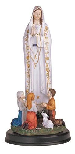 StealStreet SS-G-212.10 Our Lady of Fatima Holy Figurine Religious Decoration Decor, 12"