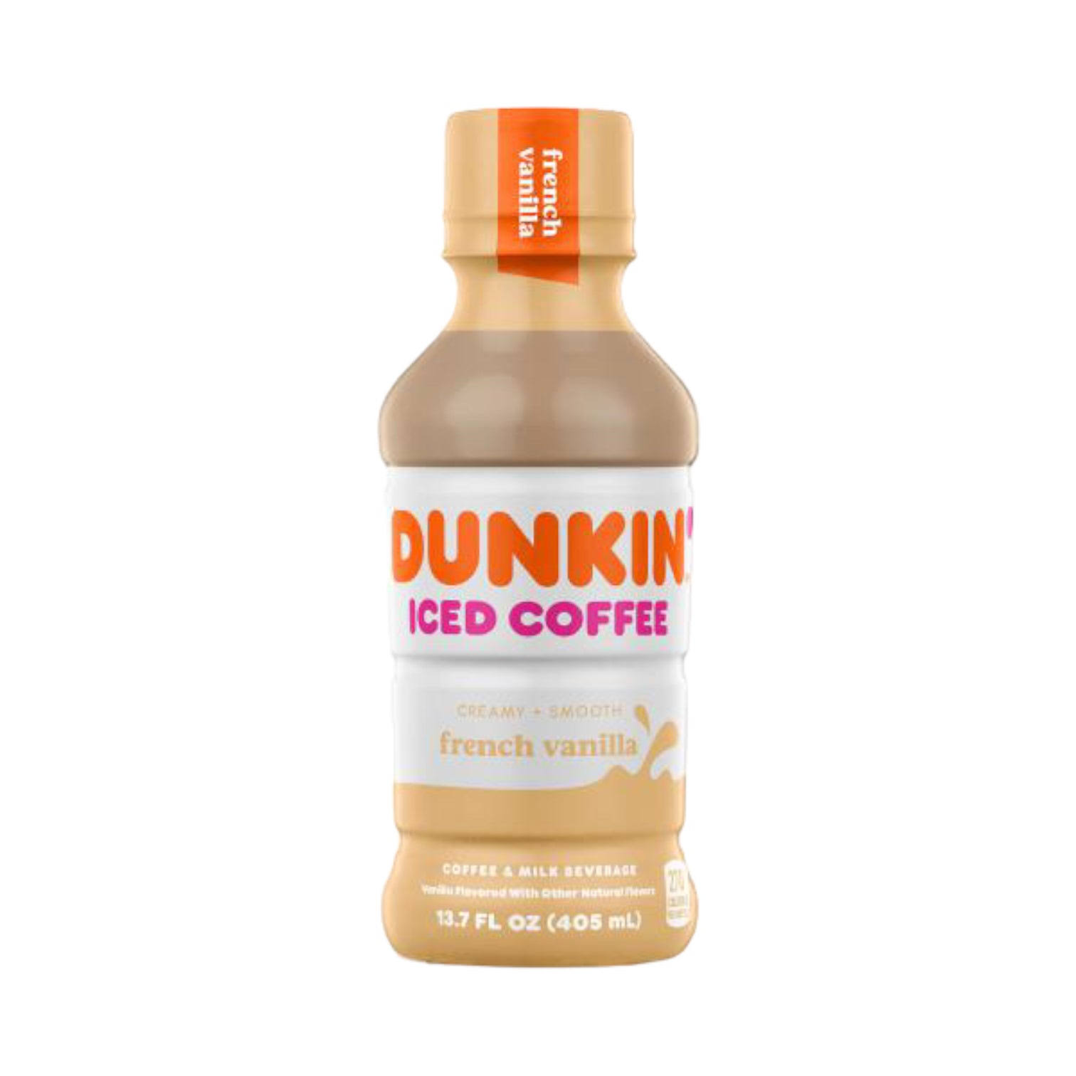 Dunkin Donuts French Vanilla Iced Coffee Bottle, 13.7 fl oz