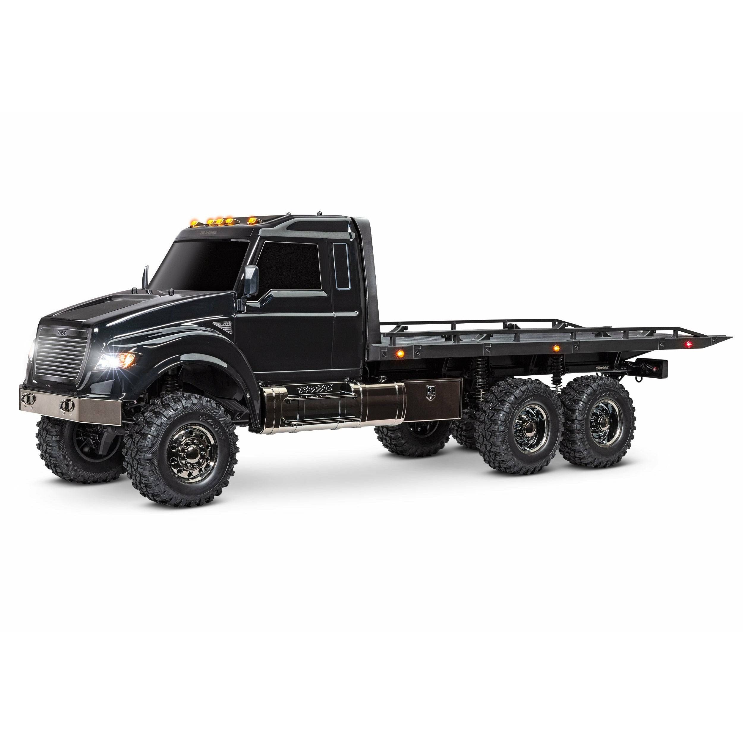 Traxxas TRX-6 Ultimate RC Hauler 1/10 6x6 Electric Flatbed Truck Black