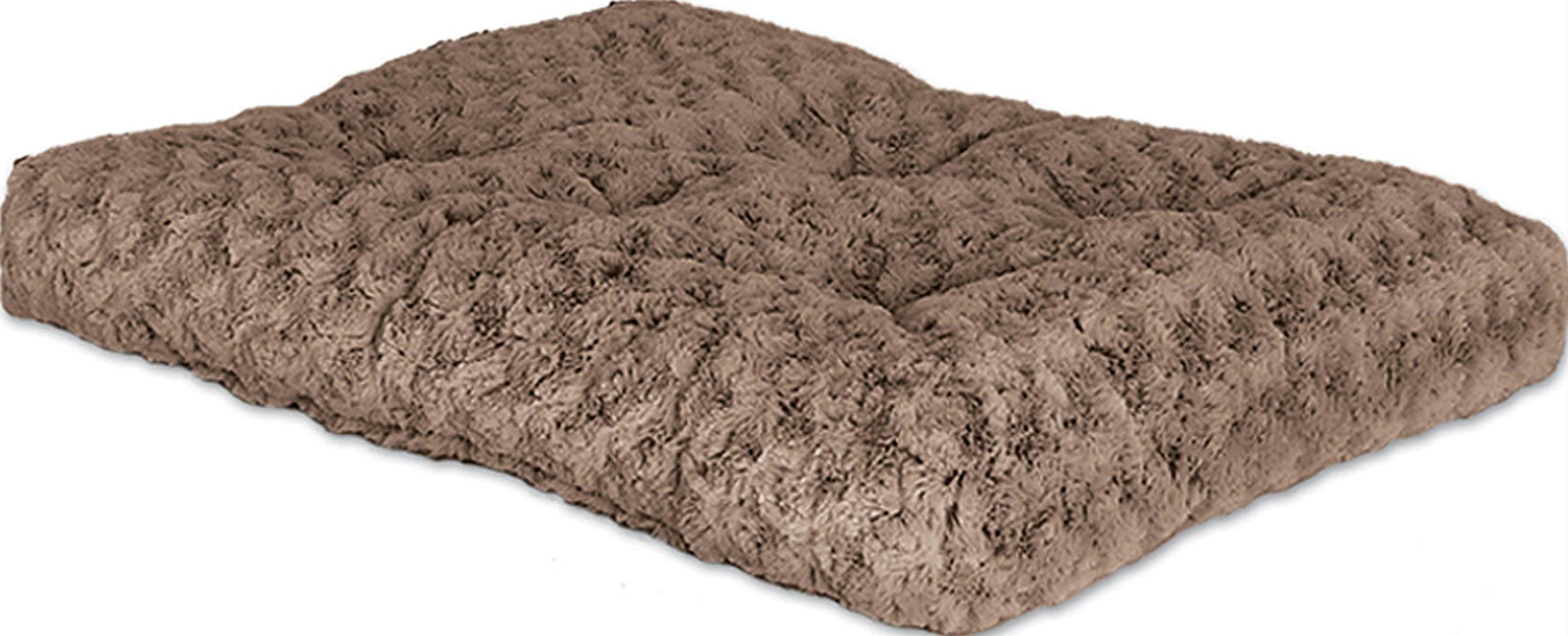 Midwest Quiet Time Pet Bed Deluxe - Tan Ombre Swirl, 35x23''