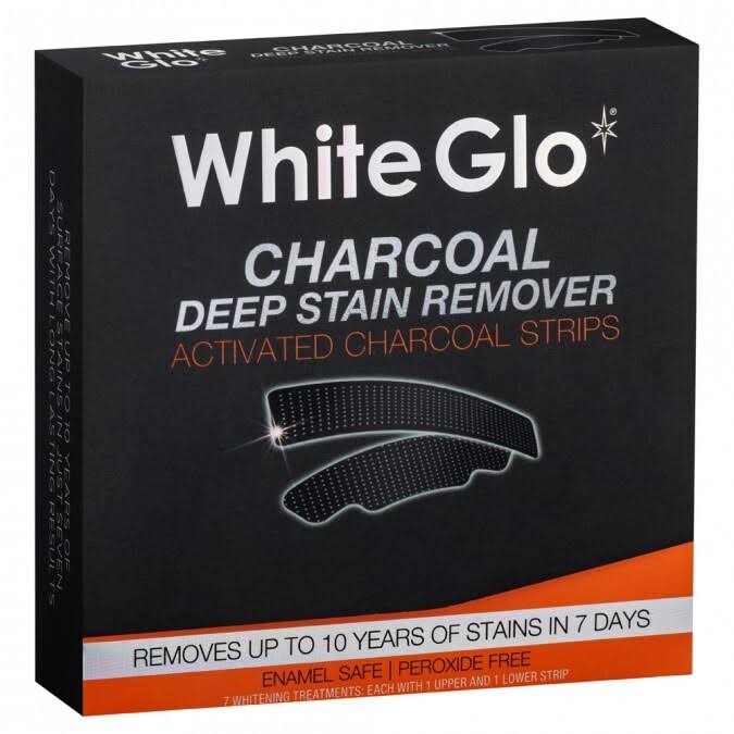 White Glo Charcoal Deep Stain Remover 7 Whitening Treatments