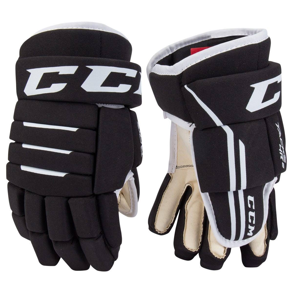 CCM Tacks 4R2 Hockey Gloves - Senior - Black - 14.0"