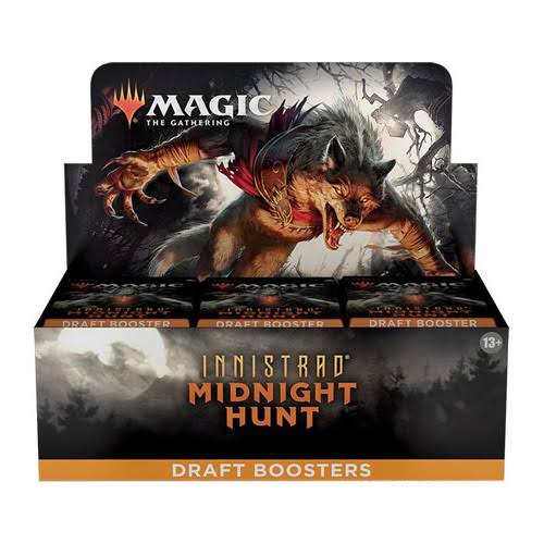 Magic: The Gathering Innistrad: Midnight Hunt Draft Booster Box | 36 P