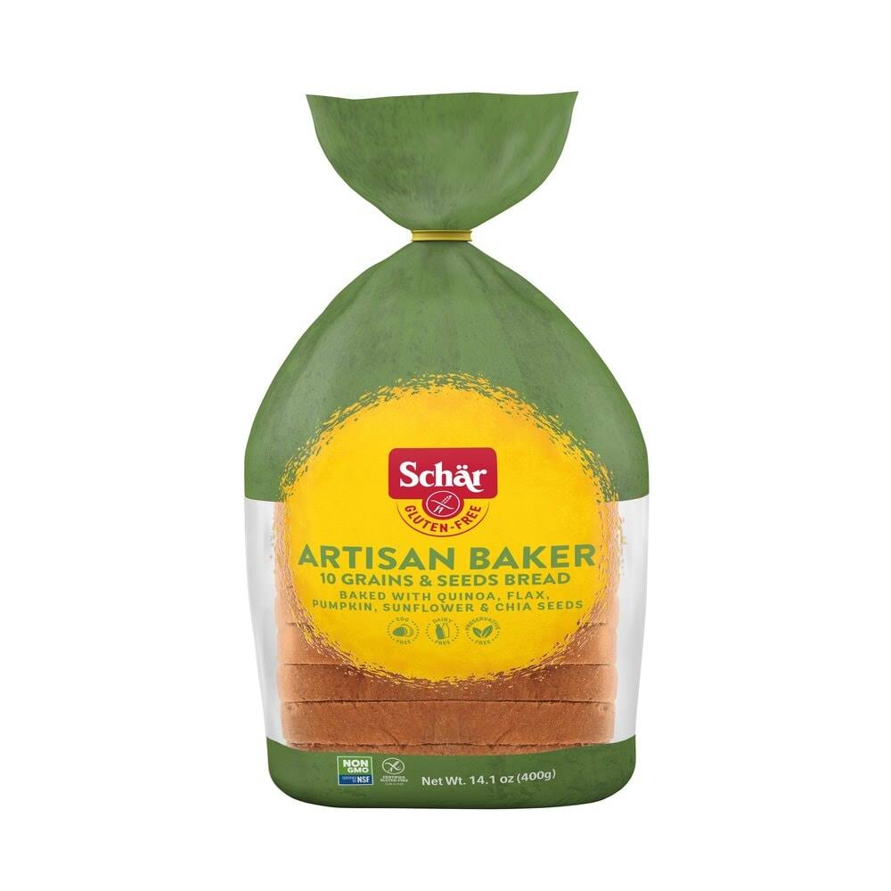 Schar Gluten Free Artisan Baker 10 Grain & Seeds Bread 6 Count
