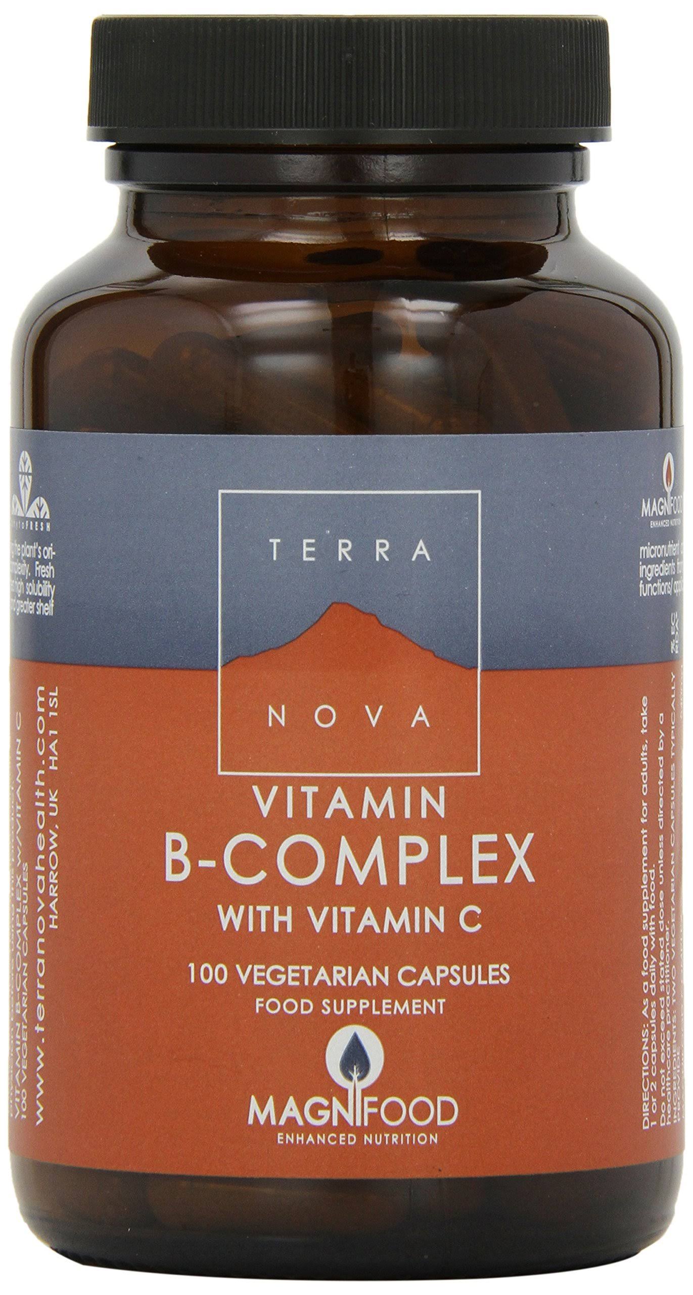 Terra Nova Vitamin B Complex with Vitamin C - 100 caps