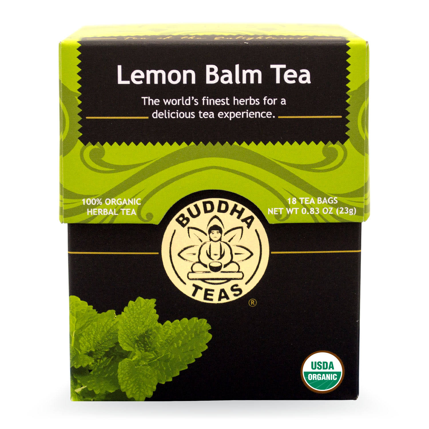 Buddha Teas Lemon Balm Tea - 18 Tea Bags