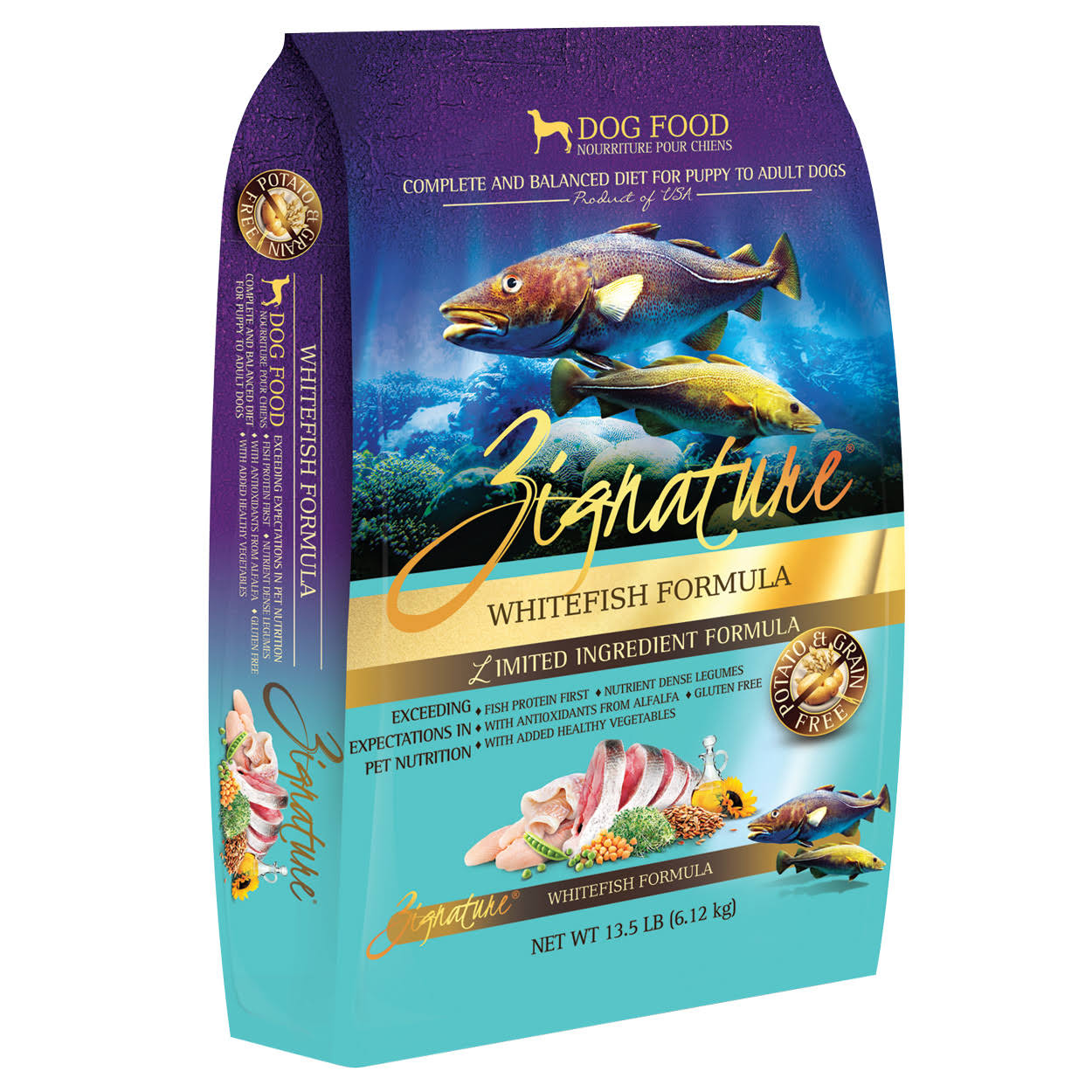 Zignature Dog Food - Whitefish Formula