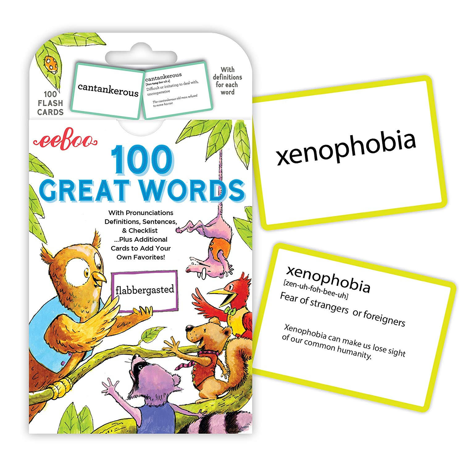 eeBoo Flash Cards 100 Great Words