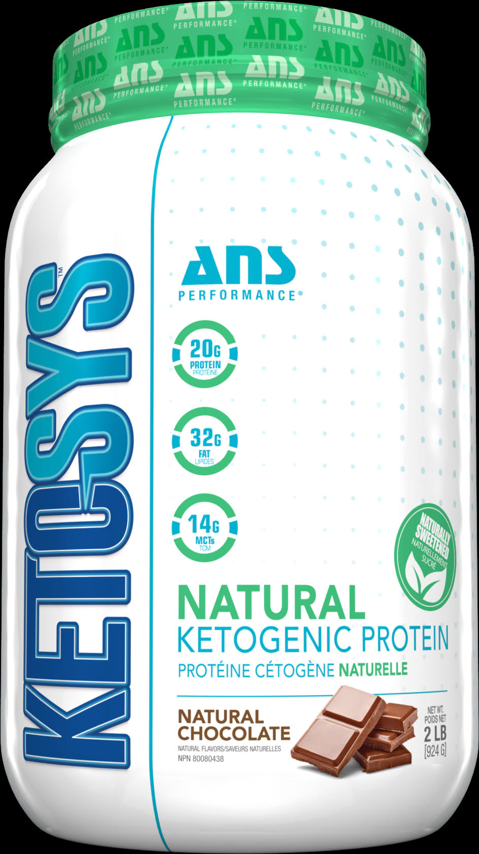 ans Performance KETOSYS Natural Ketogenic Protein Chocolate 2lbs