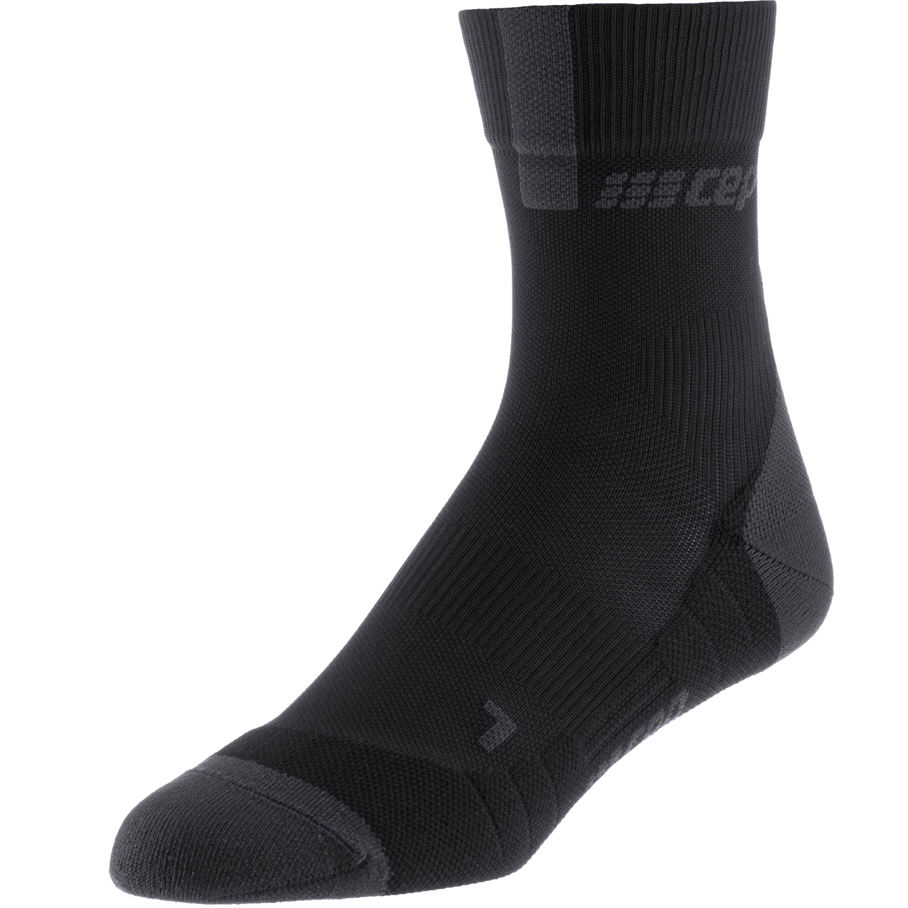 CEP Men's Short Socks 3.0 / (IV) LG / Black/Dark Grey