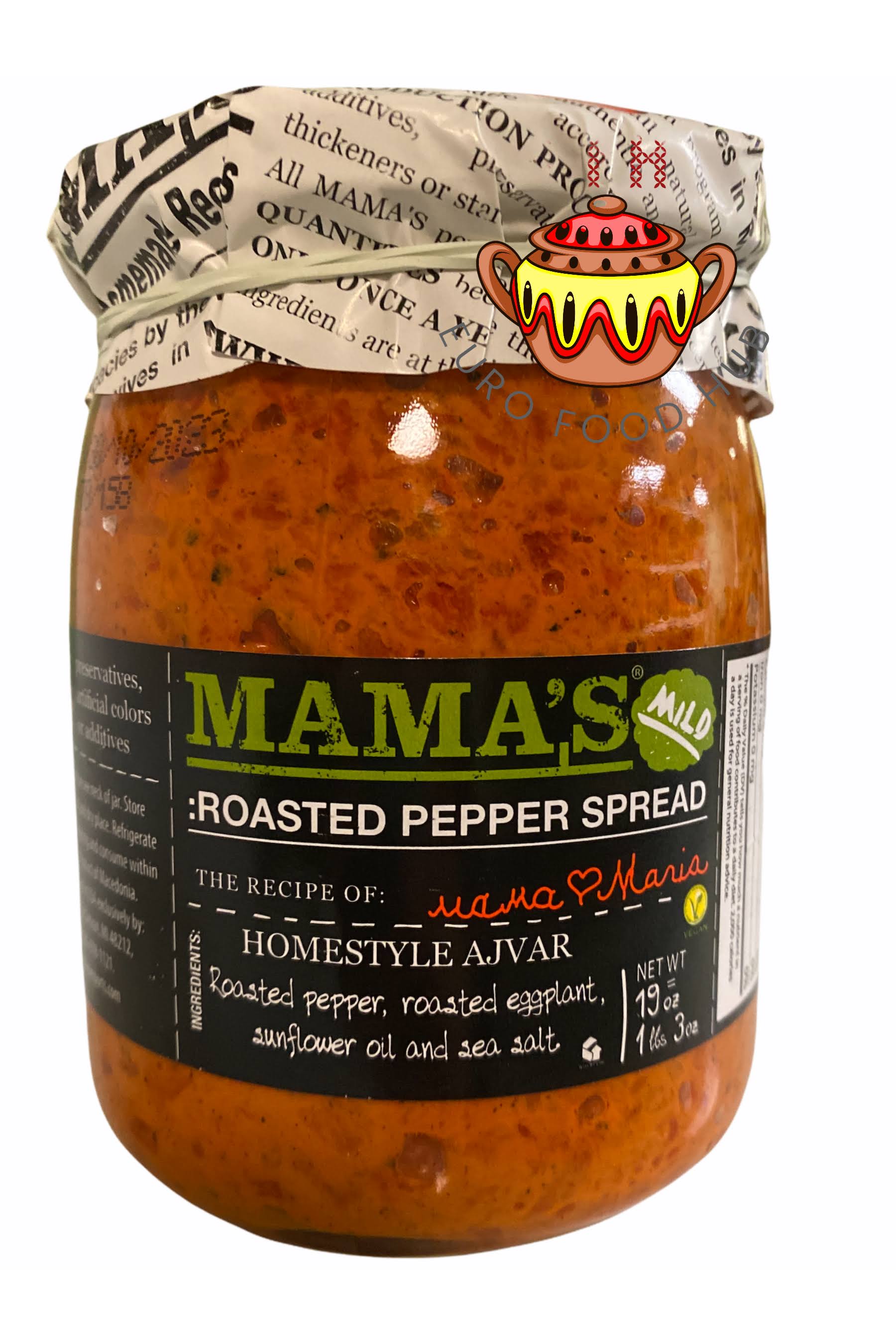 Mama's Mild Roasted Pepper Spread 19 Ounces