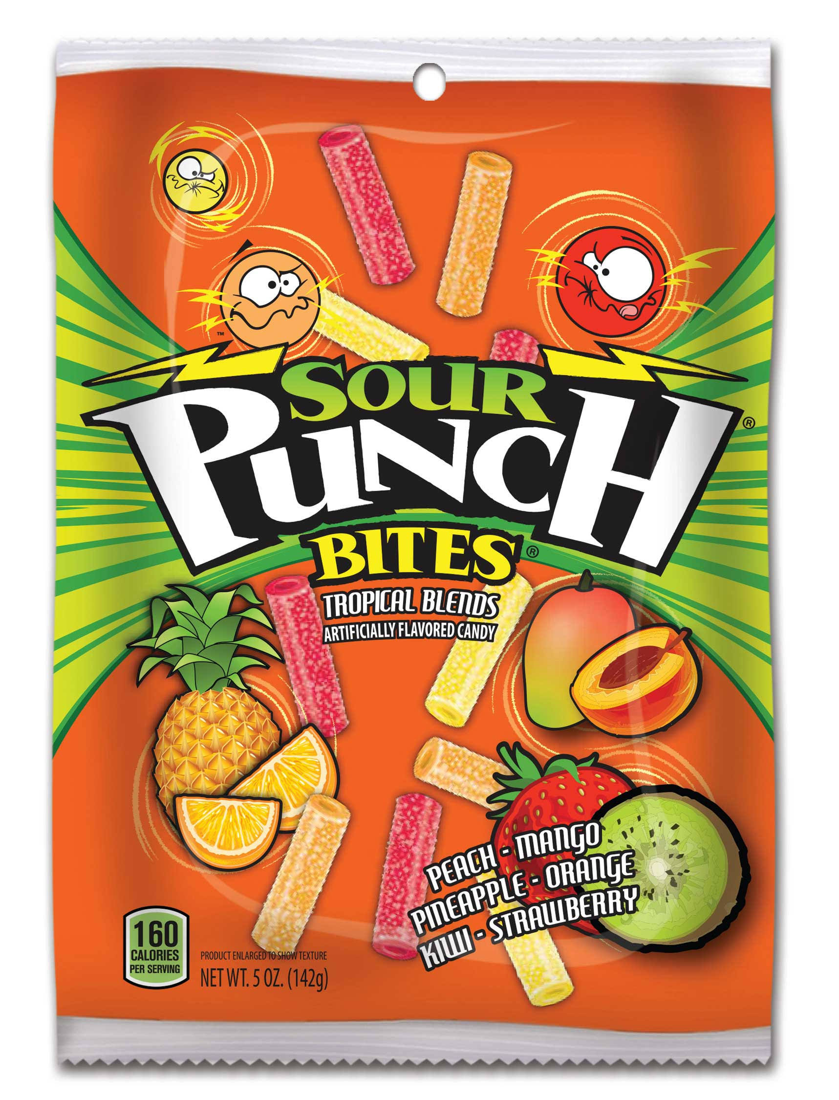 Sour Punch Tropical Bites Candy - 5 oz