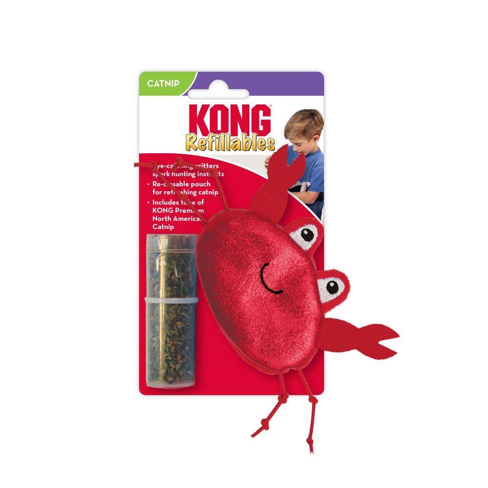 Kong Refillables Cat Toy - Crab