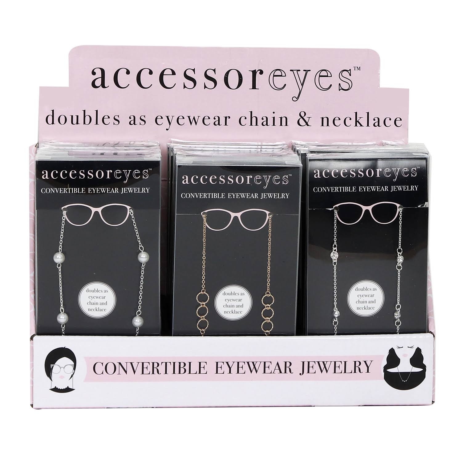 Convertible Eyewear Jewelry 24pcs