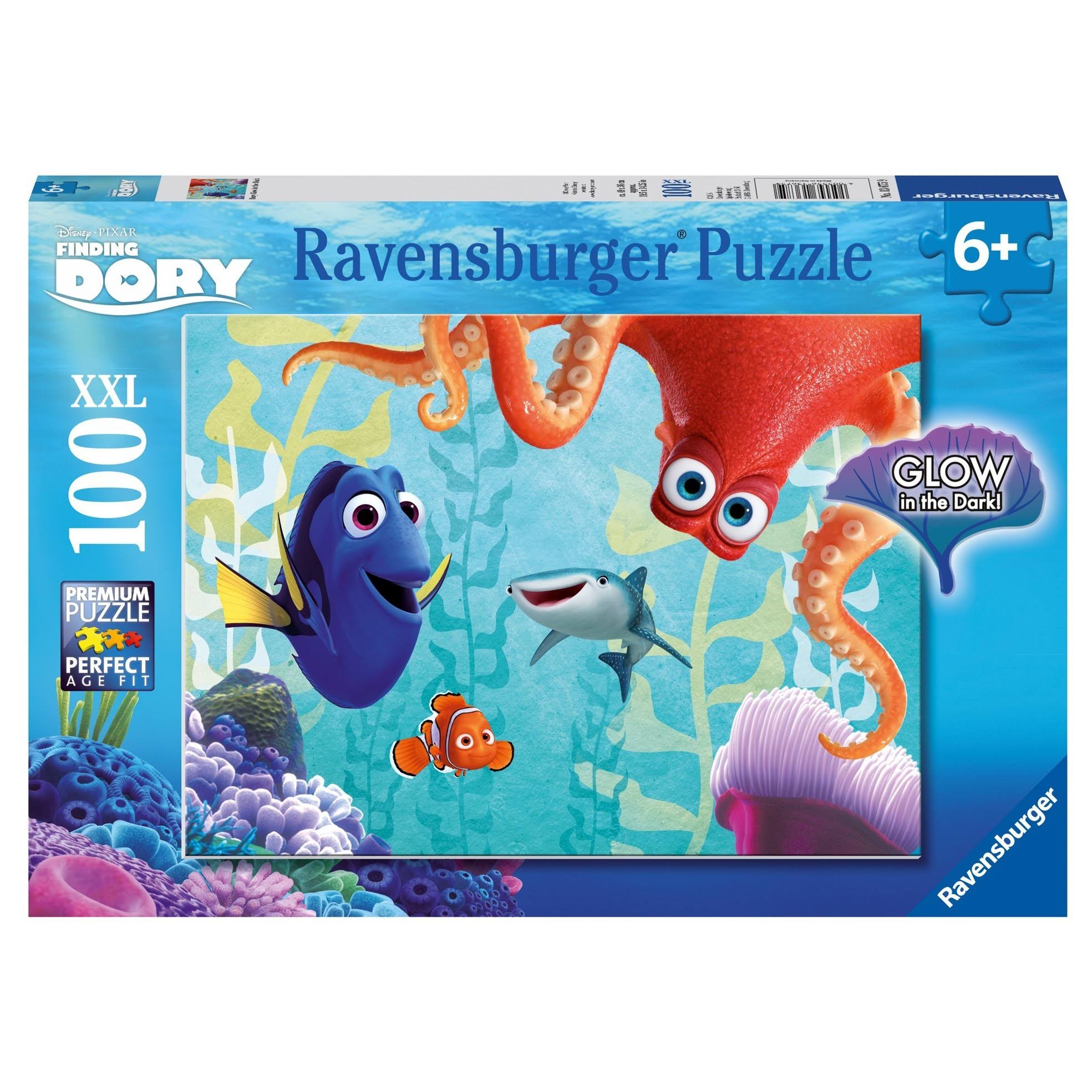 Ravensburger Disney Finding Dory Glow In The Dark Puzzle Box Set - 100pcs