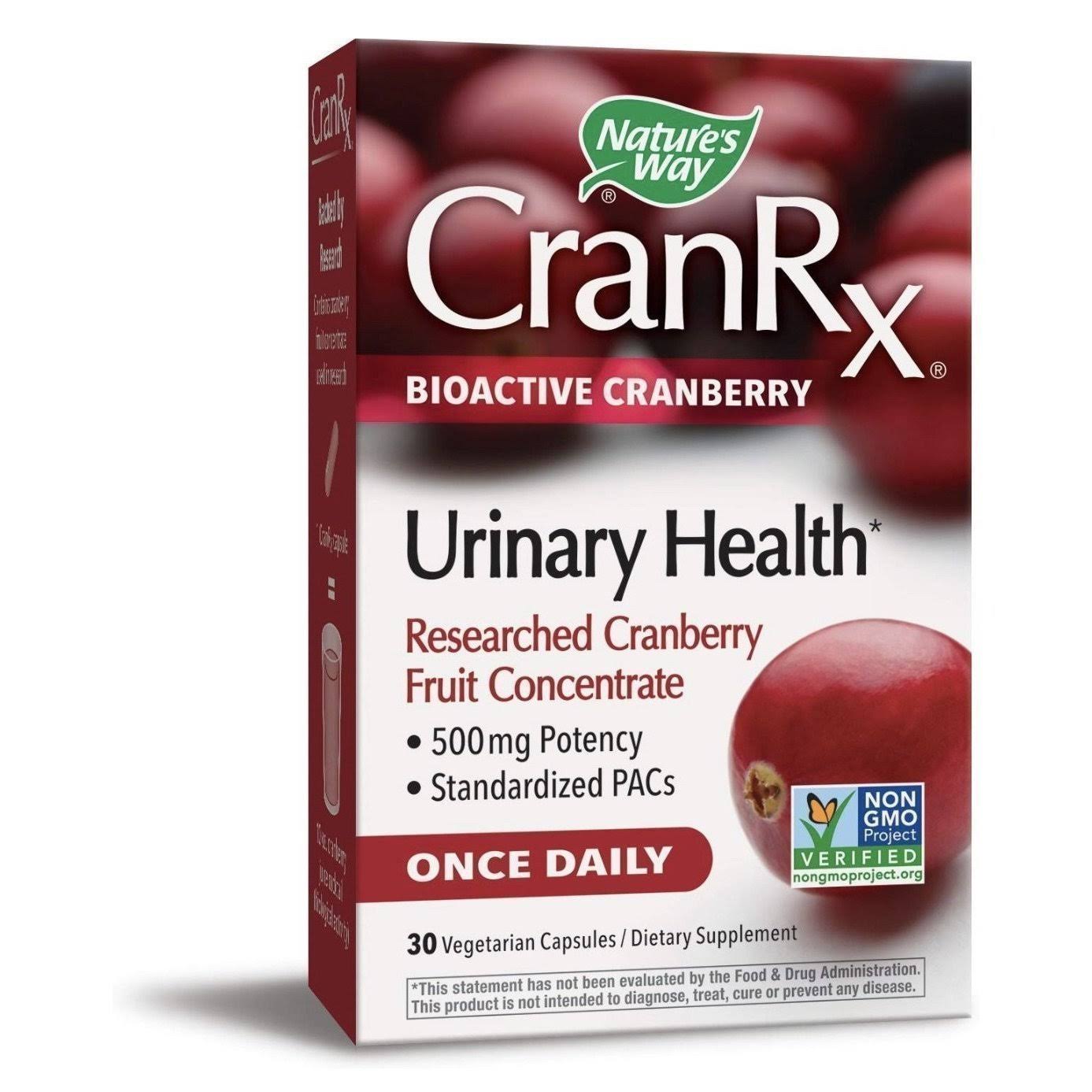 Nature's Way CranRx Bioactive Cranberry Urinary Health - 30 Vcaps
